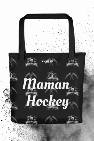 Sac Fourre-tout HBC custom Fossoyeurs « Maman Hockey »