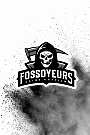 Sticker individuel HBC custom Fossoyeurs - Logo 1